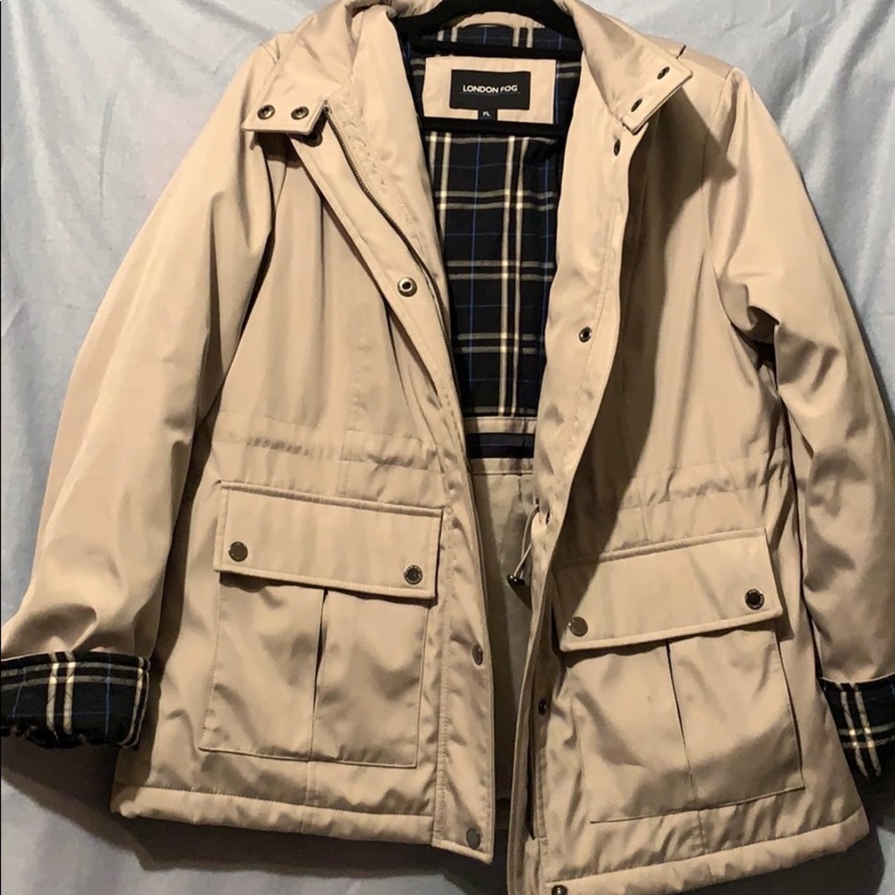 London Fog jacket with removable hood